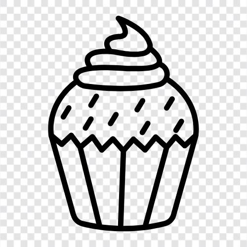 frosting, cake, baker, recipe icon svg