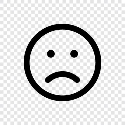 frowning, unhappy, unhappy face, frowning face icon svg