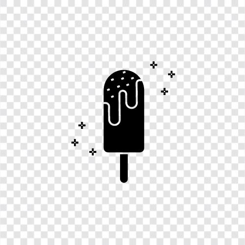 frozen desserts, cones, sundaes, shakes icon svg