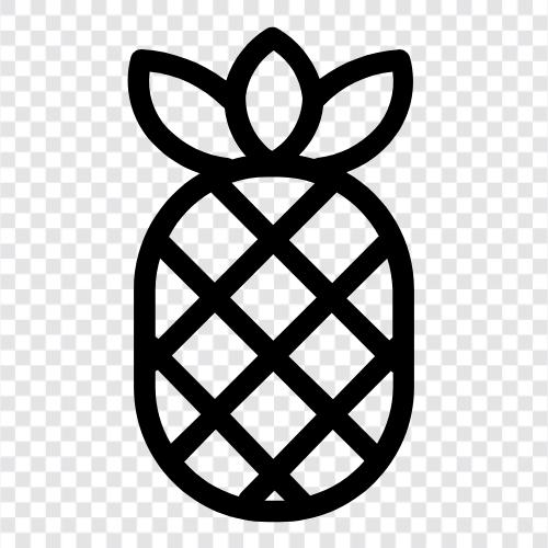 fruit, tropical, sweet, delicious icon svg