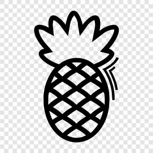 fruit, tropical, sweet, healthy icon svg