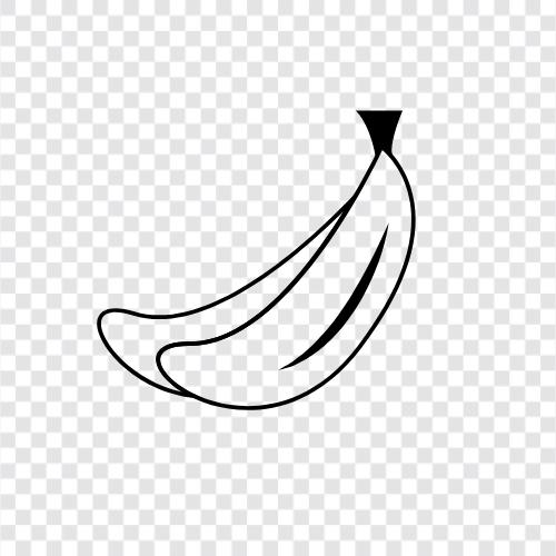 fruit, healthy, potassium, vitamin B6 icon svg