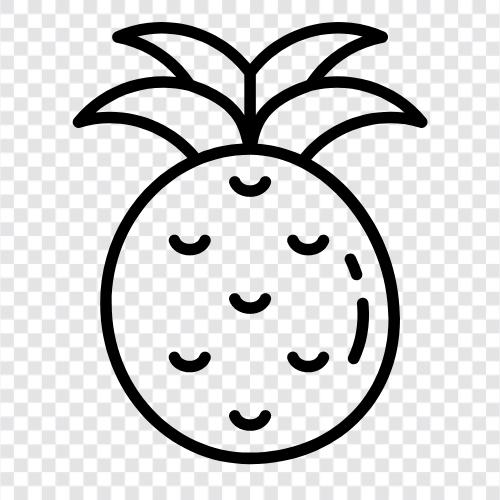 fruit, tropical, delicious, sweet icon svg