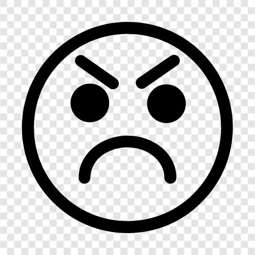 frustrated, upset, distressed, aggravated icon svg