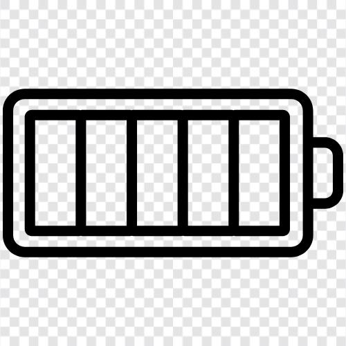 Vollaufgeladen, Laden, Batterie, Strom symbol