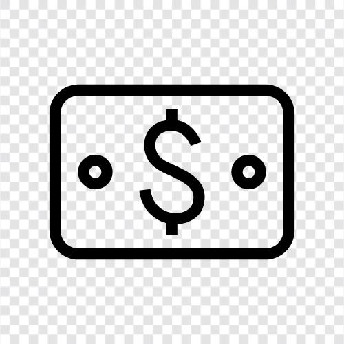 funds, salary, checks, dividends icon svg