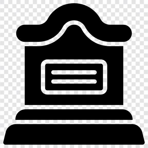 funeral, casket, dead, dying icon svg