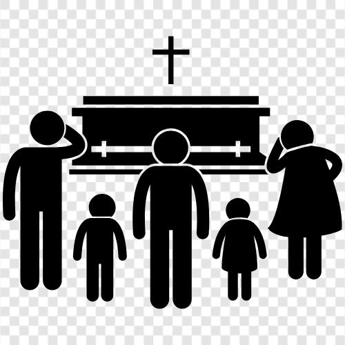 funeral service, funeral home, death, death certificate icon svg