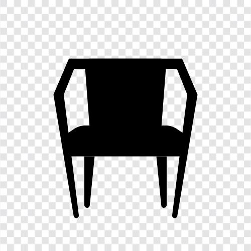 furniture, office, desk, chair icon svg