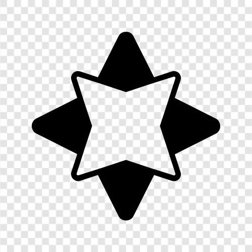 Galaxie, Sternenstaub, Meteor, Begleiter symbol