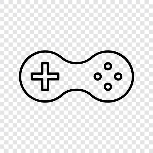 gaming console, gaming device, video game console, video game device icon svg