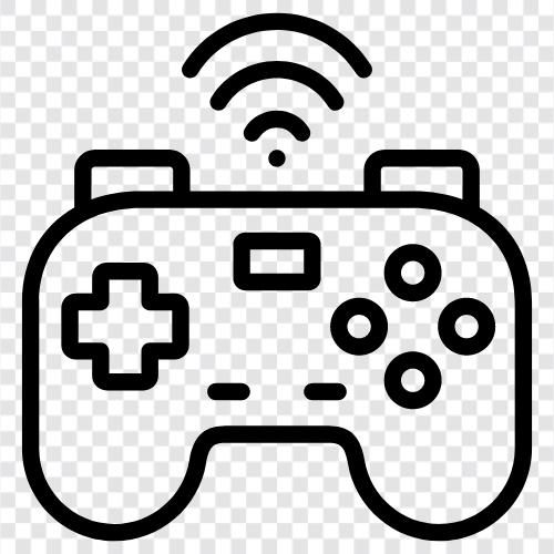 Gaming, Steuerung, Eingabe, Controller symbol