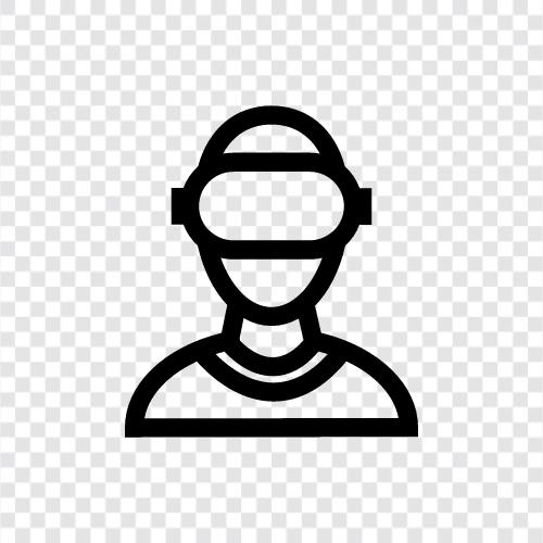 Gaming, Headsets, Immersive, Virtual Reality icon svg