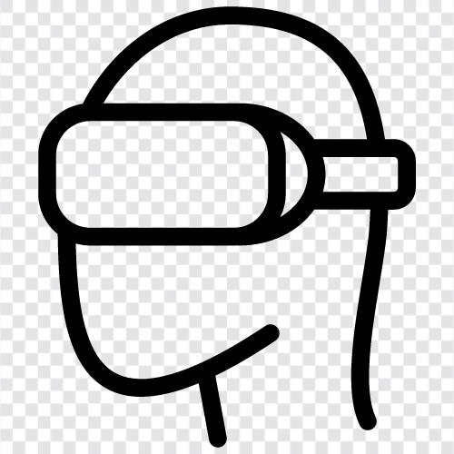 gaming, headsets, immersive, video icon svg