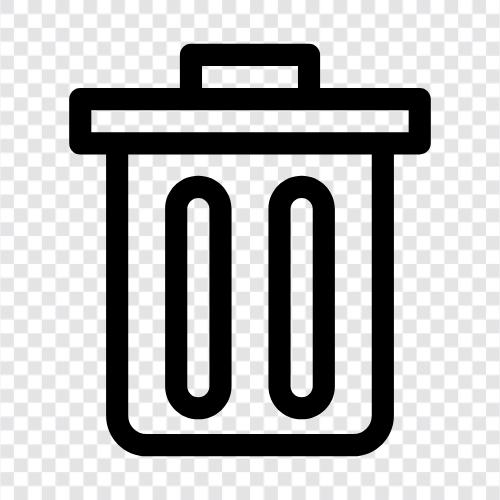 garbage, rubbish, garbage can, garbage disposal icon svg