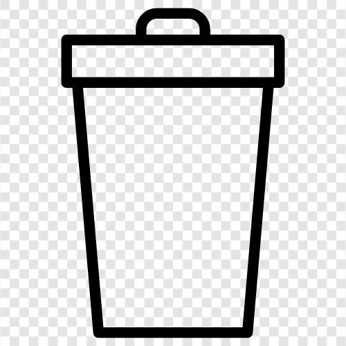 Çöp Kovası Kapağı ikon