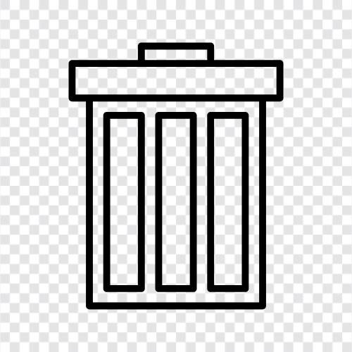 Garbage Can, Trash Bag, Recycling Bin, Garbage Bag icon svg