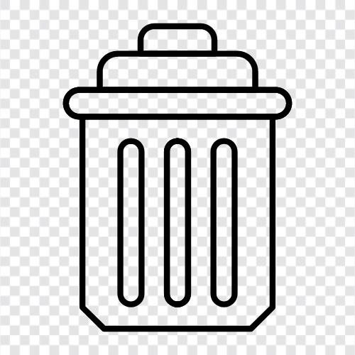 Garbage Can, Trash Can Liners, Trash Can Company, Trash Can icon svg