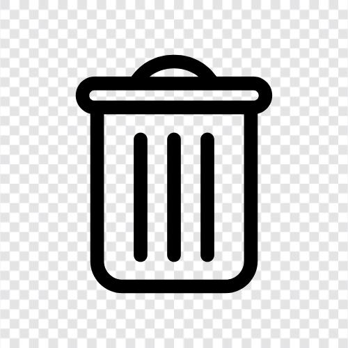 Garbage Can, Recycling Bin, Trash Can Lid, Trash icon svg