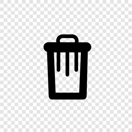 garbage, refuse, garbage collection, recycling icon svg