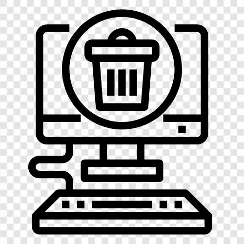 garbage, rubbish, junk, debris icon svg