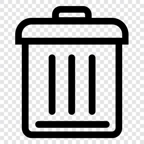 Garbage, Recycling, Trash Can, Trash Heap icon svg
