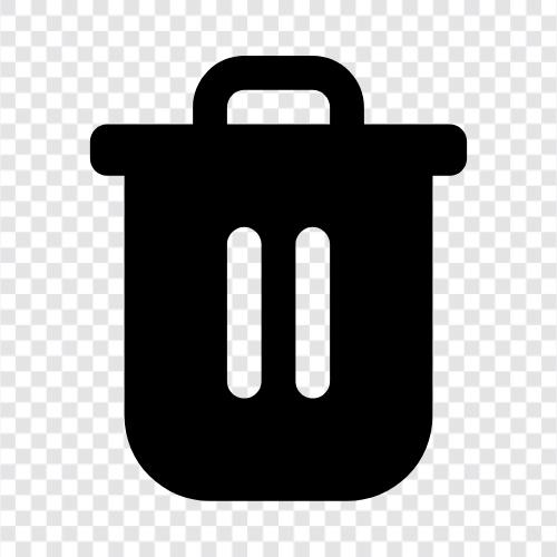 garbage, rubbish, garbage disposal, recycling icon svg