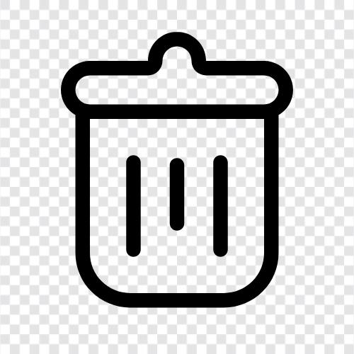 garbage, garbage truck, garbage dump, garbage can icon svg