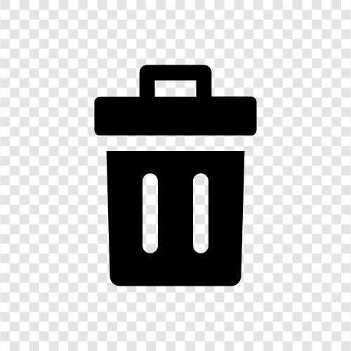 Müll, Recycling, Mülleimer, Mülldeponie symbol