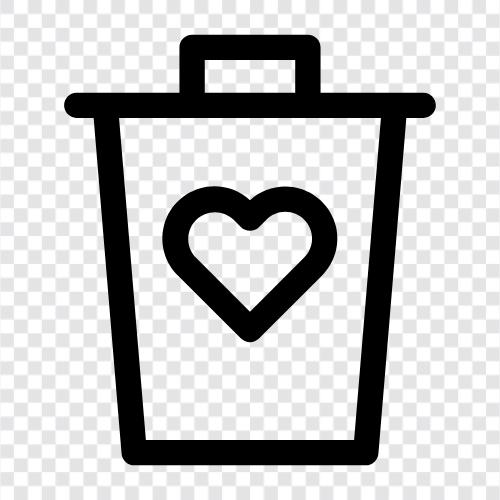 garbage, garbage can, rubbish, garbage disposal icon svg