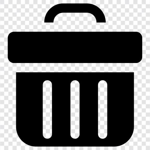 Müll, Mülleimer, Müllentsorgung, Recycling symbol