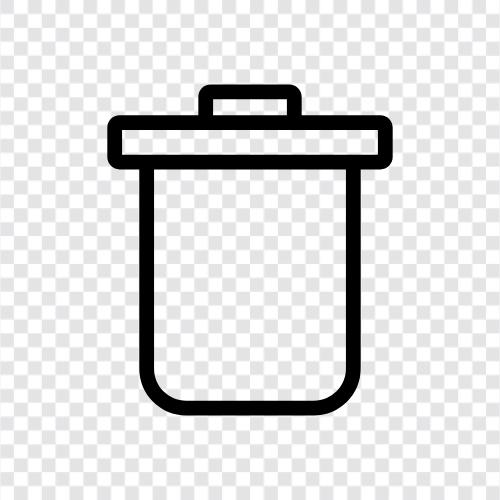 garbage, rubbish, dirty, contaminated icon svg