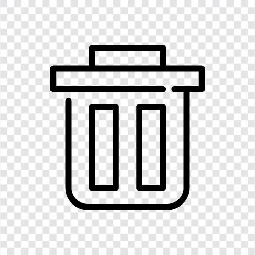 garbage, rubbish, litter, waste icon svg