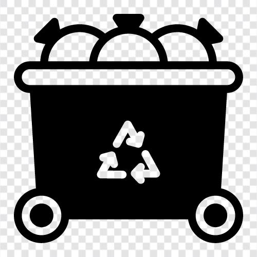 garbage, rubbish, litter, waste icon svg