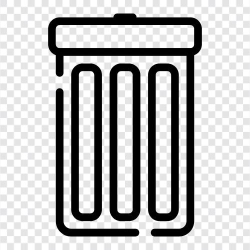 garbage, garbage truck, dumpster, garbage can icon svg