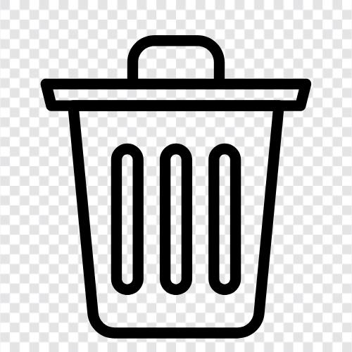 Müll, Müllsammlung, Abfallentsorgung, Recycling symbol