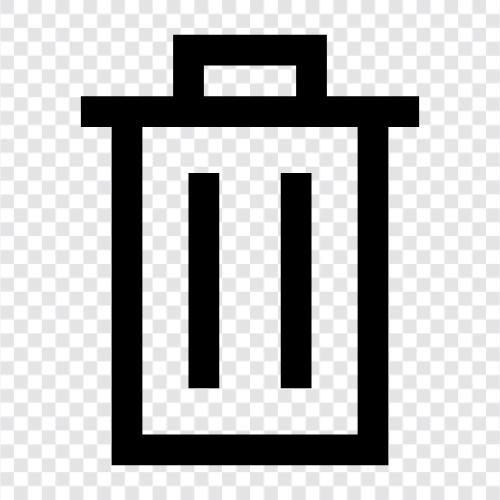 Müll, Mülltonnen, Müllsäcke, Recycling symbol