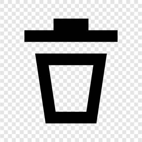 garbage, rubbish, rubbish disposal, waste management icon svg