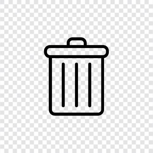 garbage, recycle, trash, bin / tray icon svg