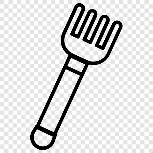 garden fork, gardening, fork, garden fork for vegetables icon svg