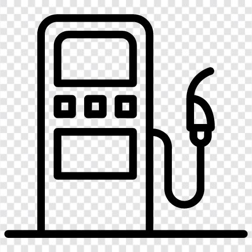 Gas, Benzin, Kraftstoff, Pumpe symbol