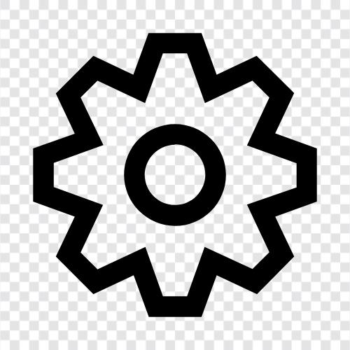 gears, machinery, iron, axle icon svg