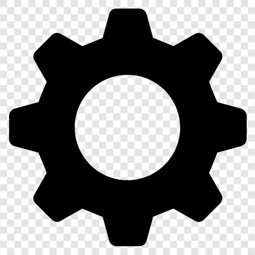 gears, cogitator, calculator, processors icon svg