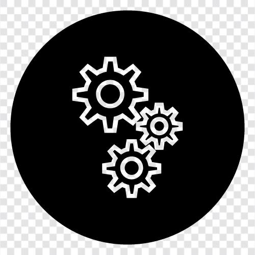 gears, gearbox, gear ratios, gearboxes icon svg