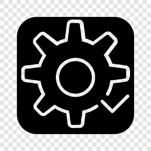 gears, equipment, tools, hardware icon svg