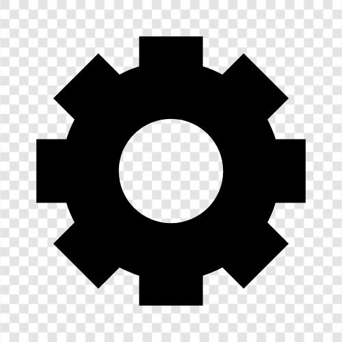 gears, mechanism, machine, transmission icon svg