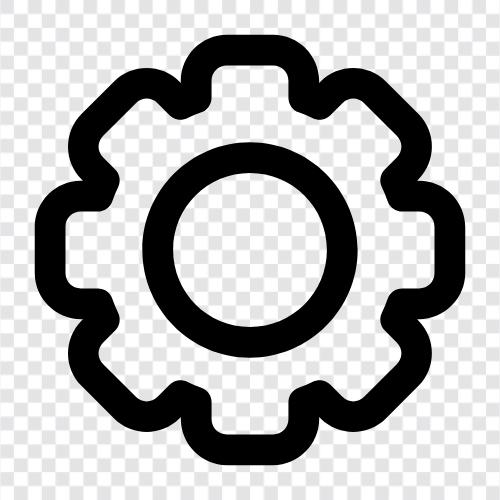 gears, gear box, transmission, car icon svg