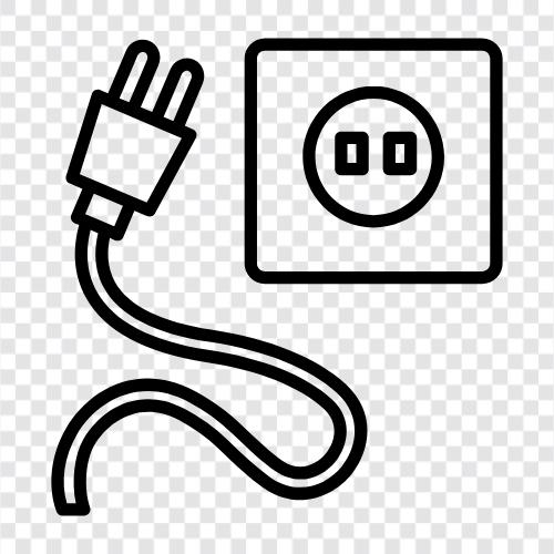 generators, batteries, plugs, outlets icon svg