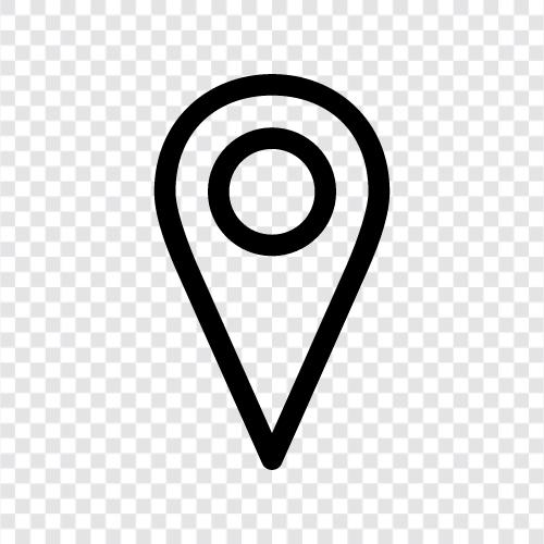 geographic location, place, spot, locality icon svg