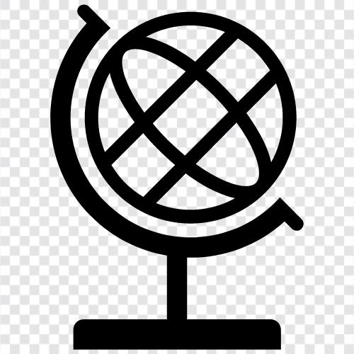 geography, world, map, place icon svg